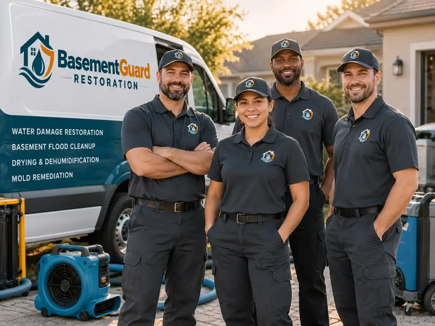 Basement Water Damage Restoration company in Winn, MI